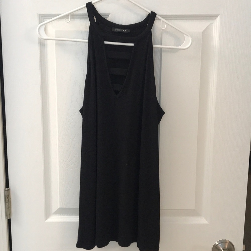 Paper Moon Black Top. NWOT
